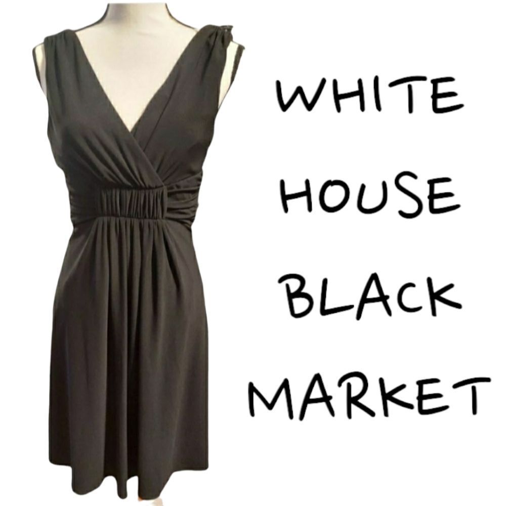 𝅺white House Black Market dress. Black size 6